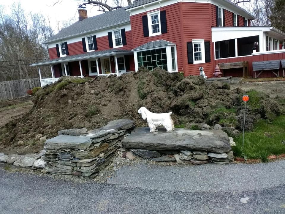 Need a hole dug for a "perc" test? Hole dug in front of home.