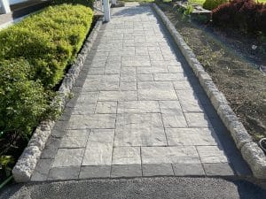 Precast concrete walkway