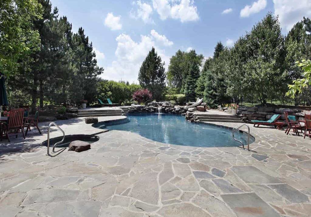 Natural Bluestone Pool Patio